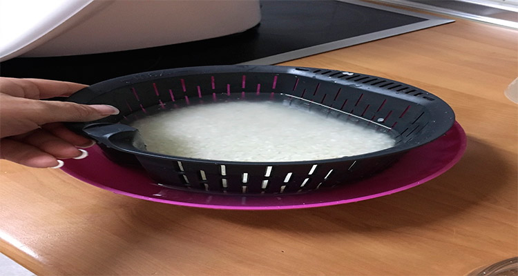 cocer arroz para sushi en thermomix